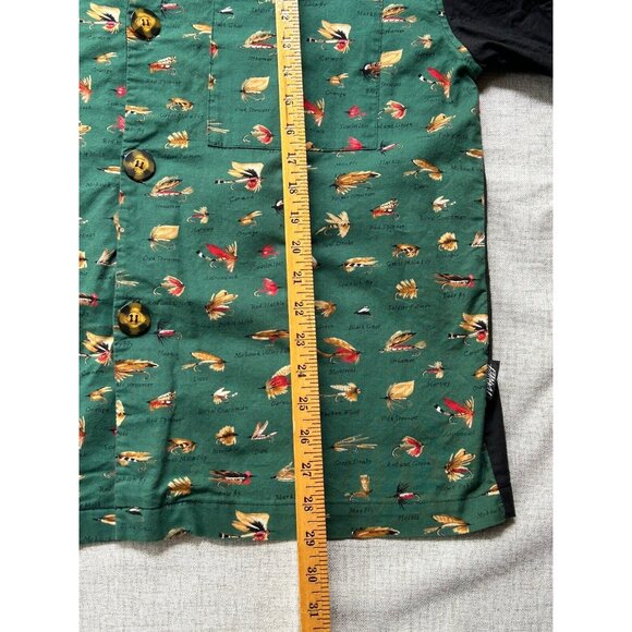 Vintage 90s Pernicci Button Front Shirt Size L Fly Fishing Skater Thrasher - Picture 8 of 10